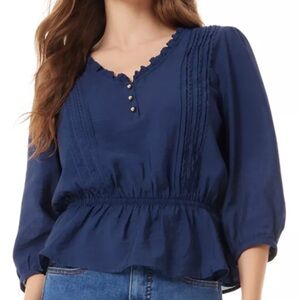 NWOT Sam Edelman Navy Blue Women's Top